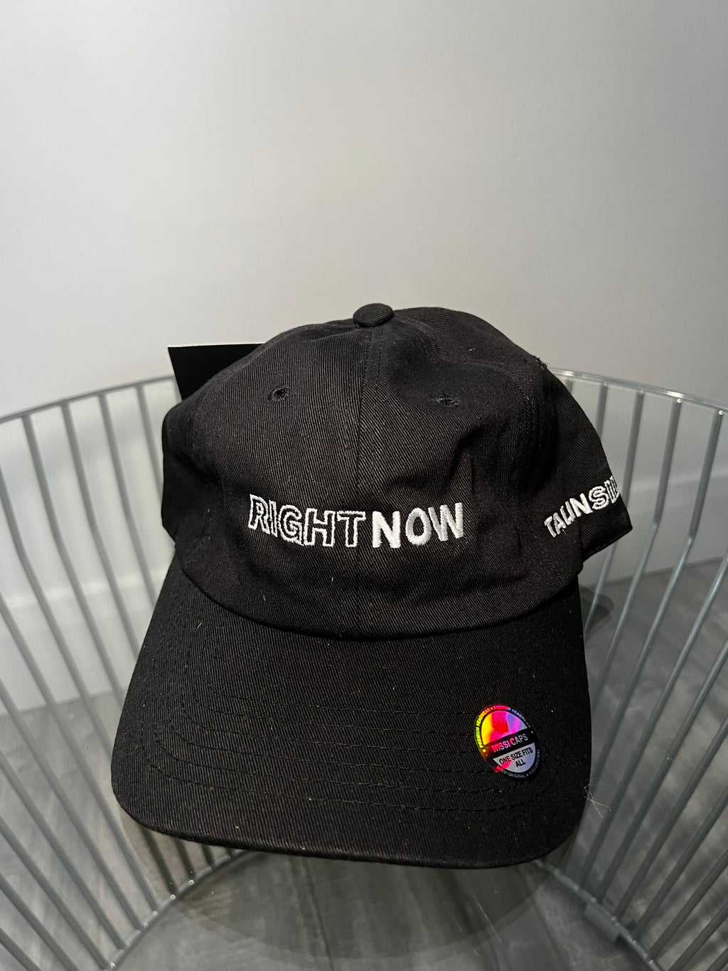 Right Now Dad Hat - Black
